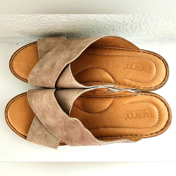 Born Nora Sandals suede Size 9 - Picture 4 of 6